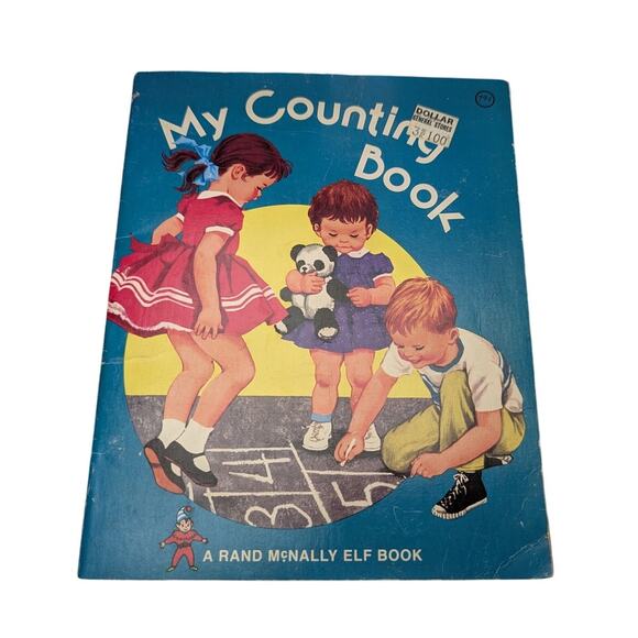 Vtg Kids Book Lot Sesame Street Colors Numbers Animals Trains Counting Education - Picture 4 of 16